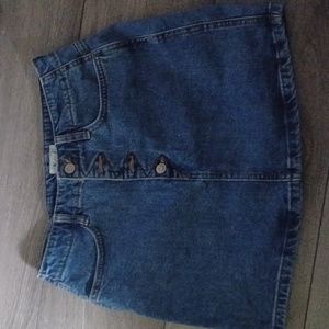 Garage Denim Skirt.